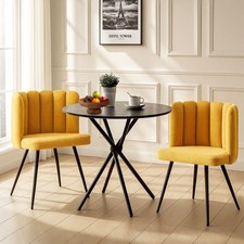 1 Dining Chair Velvet Surface