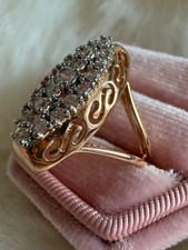 14ct rolled rose gold zircon - rolled,