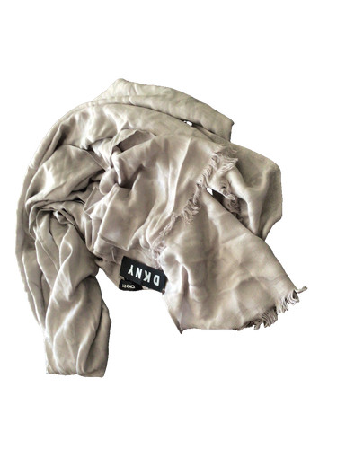 Dkny scarf one size beige - one,