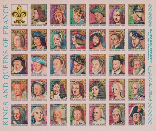 Ajman 1972 kings and - -,