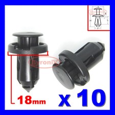 BUMPER UNDERTRAY SPLASHGUARD SHIELD CLIPS TRIM PLASTIC RIVET FOR NISSAN