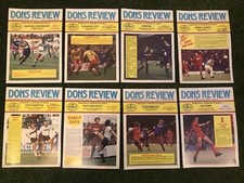 INCREDIBLY RARE Wimbledon 1987 1988 Programme Bundle X 8 FA Cup Winning Year