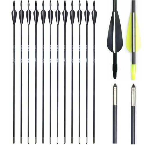 12pcs fiberglass archery - 12pcs, 28"
