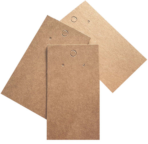 Jewellery display cards kraft - display,