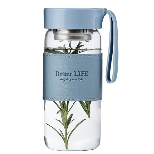 Glass tea bottle - oz, with