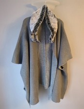M&S Poncho Cape One Size Grey