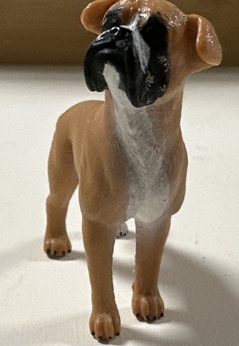 Schleich boxer puppy figurine - boxer,