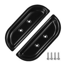 Metal door panel black - metal, for
