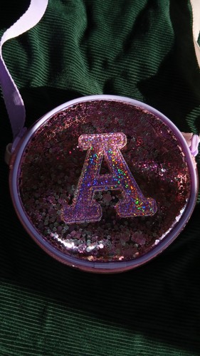 Pink glittery girls - , shoulder