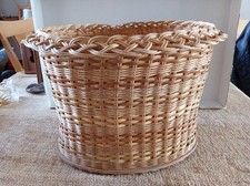 Vintage wicker waste paper - wicker,