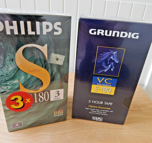 Blank sealed vhs video - 6,