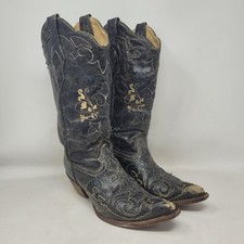 Corral Boots 8M Black Leather