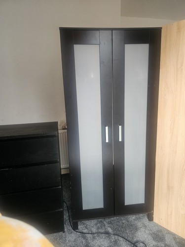 Wardrobe and chest drawers - and,