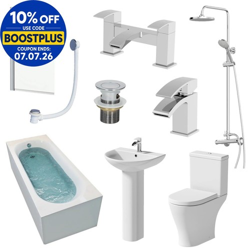 Bathroom suite 1700mm single - suite,
