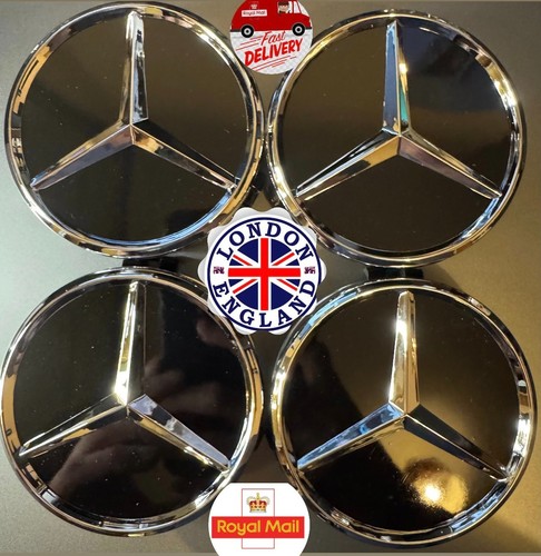 Mercedes black alloy wheel - 4x,