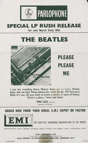 The beatles please - please, me'