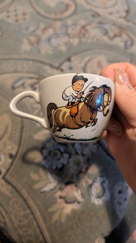 Vintage thelwell horse tea cup - thelwell,