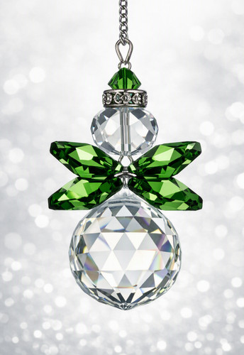 Hanging crystal angel - hanging,