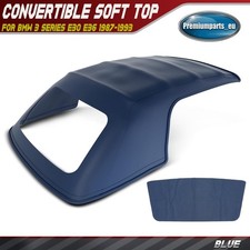 Convertible Soft Top Blue with Plastic Window for BMW 3 Series E30 E36 1987-1993