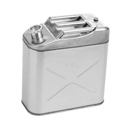 Stainless steel fuel can - stainless,