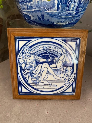 Antique minton tile - antique,