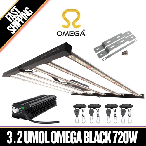 Omega black 720w led - black,