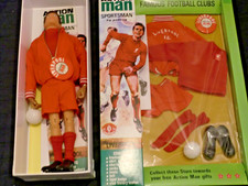 Action Man 40th anniversary Liverpool set plus loose figure dressed