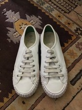 PF. Flyers Leather Sneaker  Unisex UK 7 - EUR 40.5 - US 9 VULCANIZED Rigid Wedge