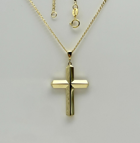 Solid 9ct yellow - solid, large