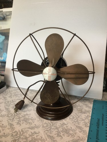 Vintage westinghouse desk fan - desk,