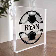 Personalised Football Sign For