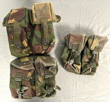x5 British DPM Camouflage PLCE Double Magazine Webbing Pouch Military Job Lot