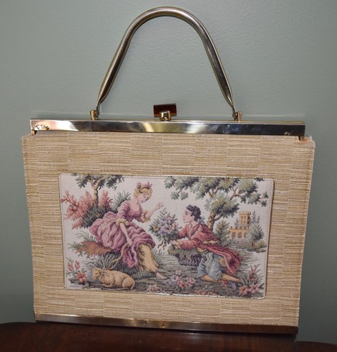 Vtg tyrolean tapestry - ny,