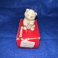 1970s Wade Whimsies Red Rose Tea No 11 Bear Cub - Boxed - Early Red Box