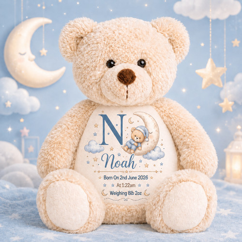 Personalised teddy bear - teddy, baby