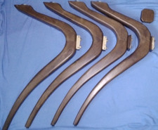 Set of 4 Solid Wood Curved Table Legs - Table Base - Collection Only