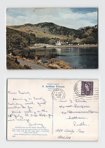 Postcard gairloch pier road - -,