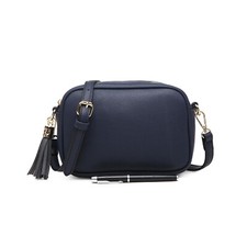 Chic Tassel Plain Small Cross