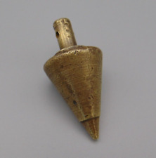 ANTIQUE SOLID BRASS PLUMB BOB
