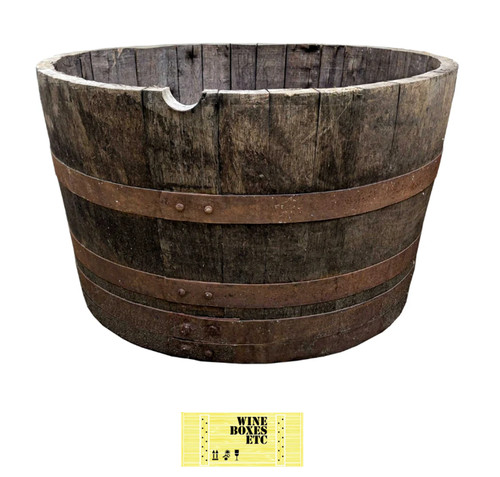 Half oak wooden barrel - oak,