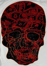 X-RAY - Men's White Red Skull