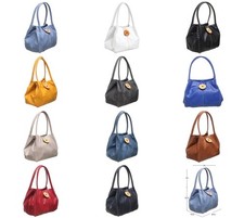 Bessie London Button Hand Bag