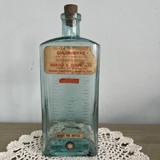 Vintage chlorodyne glass - vintage,