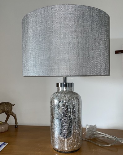 Large silver crackle - crackle, effect
