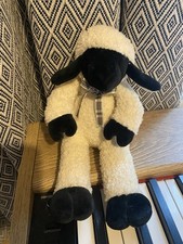Manhattan Toy Company Sheep Lamb Soft Toy Plush Black Face Feet 9’’ (a13)