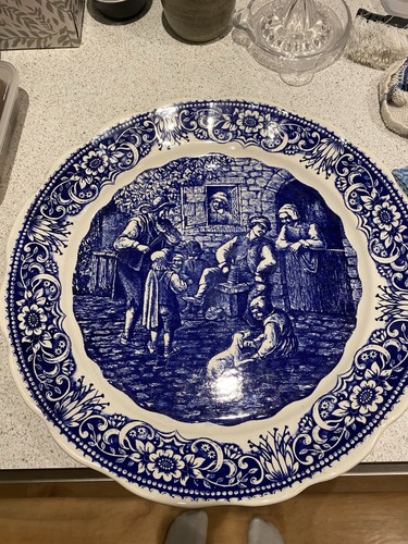 Large vintage delft - style, wall