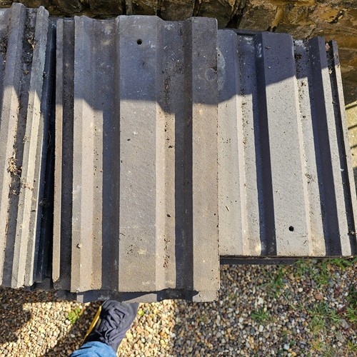 Concrete roof tiles new never - concrete,
