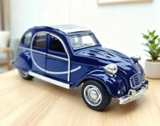 CITROEN 2CV BLUE  WITH SILVER
