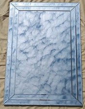 Laura Ashley Serianna Med Rectangular Mirror. 88cm X 60cm. Used, V G Condition. 