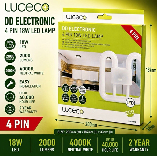 Luceco electronic 18w led - dd,